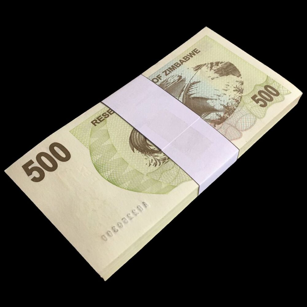 Zimbabwe - 500 Dollars 2006 - Pick- 43 / B134 - Bundle 100 PCS