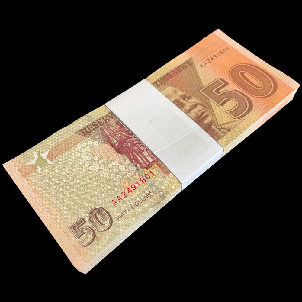 Zimbabwe - 50 Dollars 2021 - Pick- NEW / B196 - Bundle 100 PCS