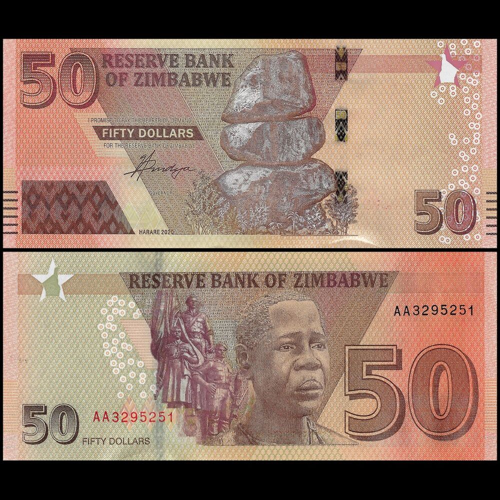 Zimbabwe - 50 Dollars 2021 - Pick- NEW / B196 - Bundle 100 PCS